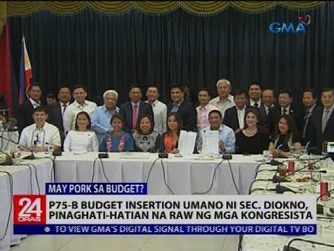 P75-B Budget Insertion Umano Ni Sec. Diokno, Pinaghati-hatian Na Raw Ng ...