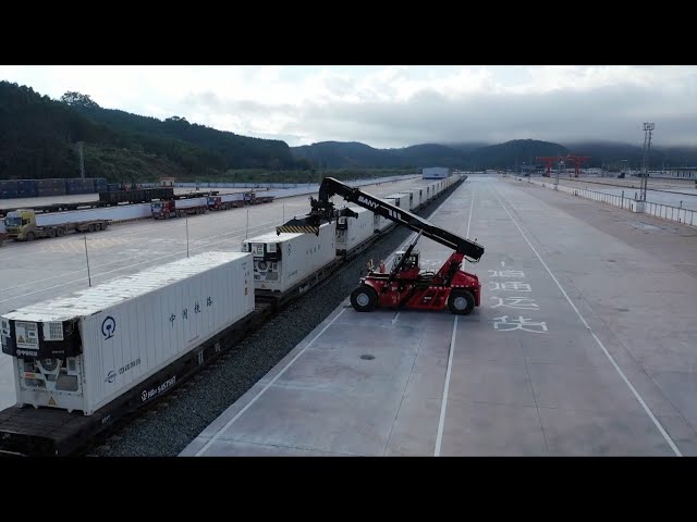 First fruit transport train launched on China-Laos Railway