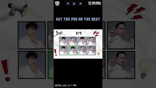 SAY THE PRO ON THE BEAT CHALLENGE! 🎵🔥