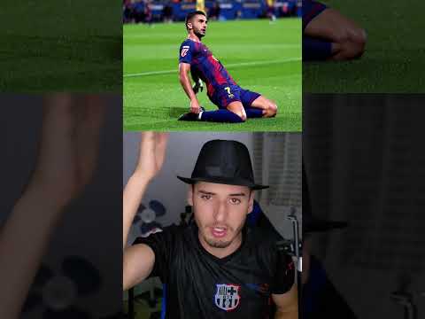 مشجع برشلونة ينزل للملعب ❤️💙🤯 لي يرفع علم القضية 😉  #برشلونة