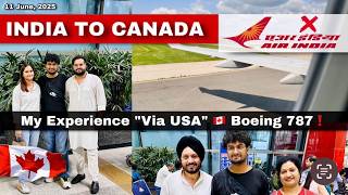 India to Canada via USA 🇺🇸 "Shocking Flight Experience" 🇨🇦