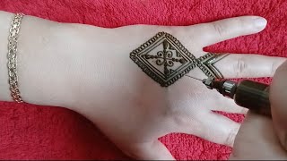 نقش حناء مغربي unique and beautiful henna design
