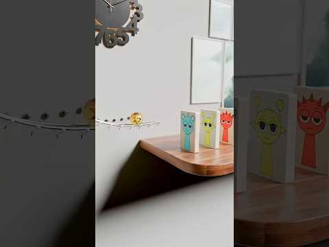 Marble run with Sprunki Domino! #sprunki