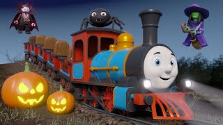 Halloween Train Party: Choo Choo Train Halloween Cartoon for Kids | Cartoon Cartoon