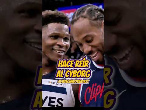 Kawhi es un tipo divertido, el final no tiene ningún sentido😂 #nba #kawhileonard #anthonyedwards
