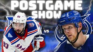 Lightning Fall To Rangers In Regular Season Finale | Playoff Scheduling | Bolts Postgame Show