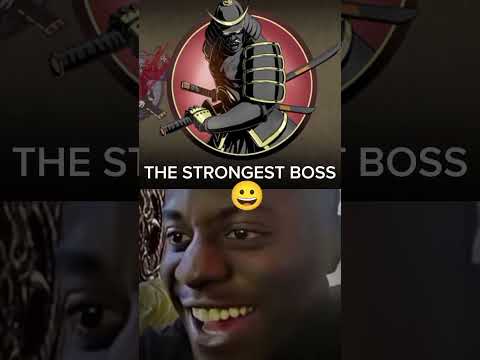The real strongest boss in shadow fight 2 💀🔥 #shorts #shadowfight2 #memes