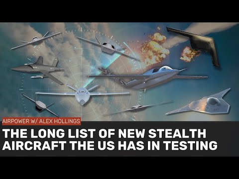 The LONG list of new STEALTH JETS America has in testing