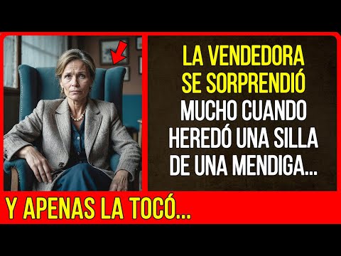 La vendedora heredó una silla, y apenas la tocó...