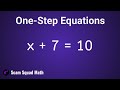 Solving One-Step Equations: Addition and Subtraction Techniques