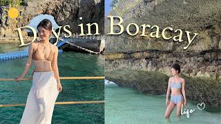 BORACAY VLOG 🏝️ | beach days, good food & core memories