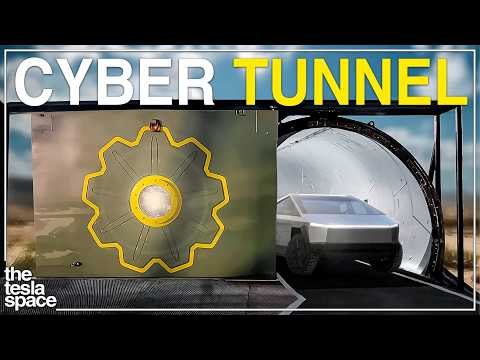 The Tesla Cyber Tunnel is Here!