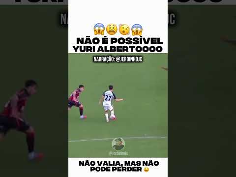 Yuri Alberto perdeu um gol incrível 😱⚽ #futebol #corinthians #jerdinhojc