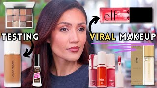 **TESTING VIRAL NEW MAKEUP ** FT:   e.l.f , Laura Mercier, Makeup by Mario