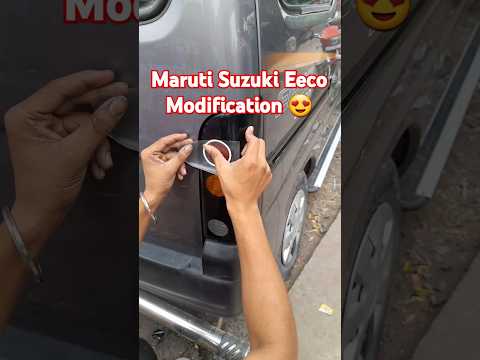 🚀 #shorts Maruti Suzuki Eeco Back light Sticker..😍 #eeco #modified #carmodification #carlover ❤️