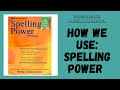 Spelling Power Study Techniques