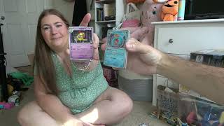 Courtney Opens Pokemon Destined Rivals Boosters With Badger P2