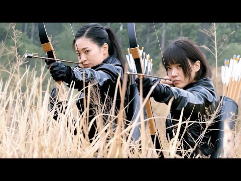 【抗日電影】箭神姐妹六箭雙殺日軍頭目，神箭大殺四方，日軍抱頭鼠竄 ！🔥抗日 MMA | Kung Fu