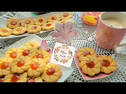 Petit four a la confiture facile à réaliser👌  حلوة البيتي فور بالمربى بطريقة سهلة و كمية وفيرة🤩