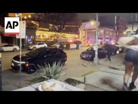 YouTube video thumbnail: Witness Video Shows Chaos During Bar Shooting in Austin, Texas