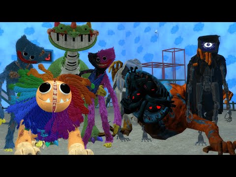 Surviving Doey, Yarnaby, Huggy, Pianosaurus & The Doctor in the SQUID GAME | Garry's Mod