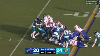 Josh Allen Tush Push for 10 YARDS vs Jaguars 🔥 Bills vs Jaguars Wild Card Highlights