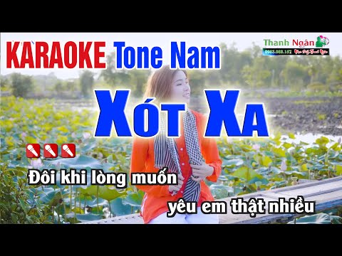 Xót Xa Karaoke Tone Nam Dễ Hát Nhất – Karaoke Nhạc Sống Thanh Ngân