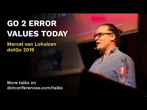 Go 2 error values today