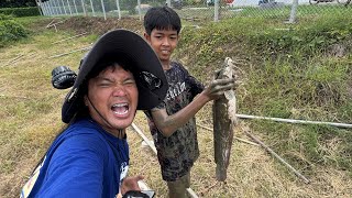 สูบปลาหนีน้ำท่วม | ถะโหล่โถ่ดาก