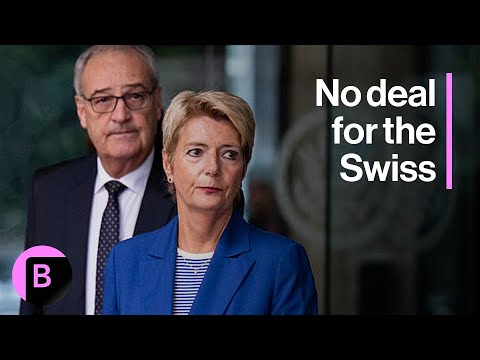 YouTube video thumbnail: Swiss President to Leave DC Without Deal to Lower Tariffs