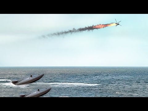 Ukrainian intelligence destroys Russian Mi-8 helicopter with naval drone