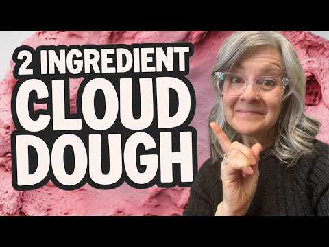 Make Cloud Dough at Home! 2 Ingredients Only