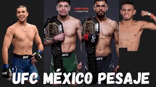 UFC MÉXICO PESAJE