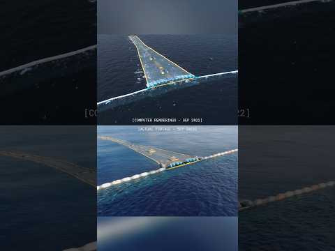 From CGI to IRL: Ocean Cleaning Made Reality #shorts