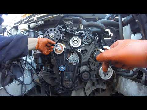 How to install a timing belt Volkswagen Crafter 2 0 tdi установить ГРМ VW Crafter 2 0 tdi