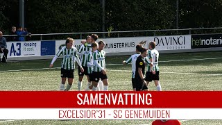 Screenshot van video Samenvatting Excelsior'31 - SC Genemuiden