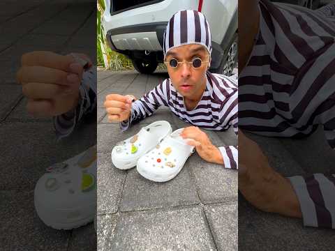 Thief and Policeman - Jibbitz on Crocs 🤣