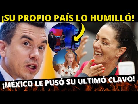 CLAUDIA GANA EL RESPETO DE ECUADOR!! SU PRESIDENTE BURLA MUNDIAL!!