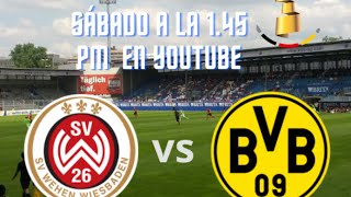 Wehen Wiesbaden vs Borussia Dortmund, DFB-Pokal, Ronda 1 Radio