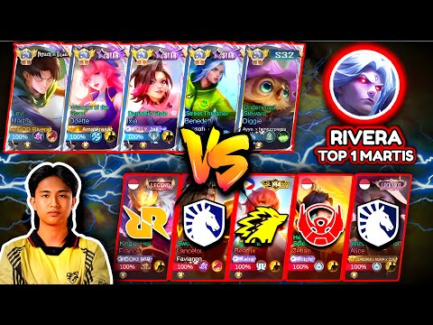 ¡EL MEJOR MARTIS DEL MUNDO SE ENFRENTA A ONIC KELRA IDOK FAVIANNN LUKE y RITCHI! | MOBILE LEGENDS