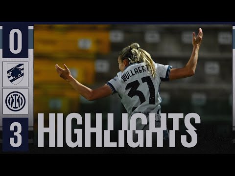 3️⃣ GOL, 3️⃣ PUNTI PER LE NERAZZURRE | SAMPDORIA 0-3 INTER | HIGHLIGHTS WOMEN 2024/25 ⚽⚫🔵