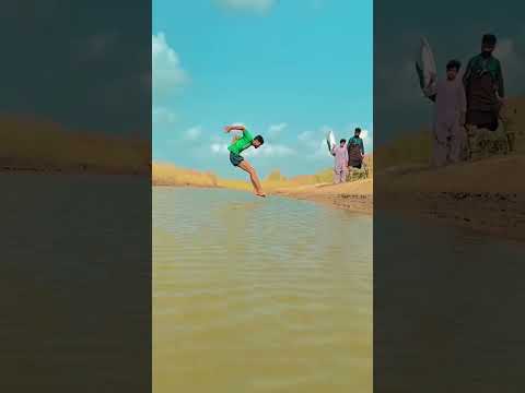 Pakistan aur India ke beech ka ye jump challenge dekhkar aap hairan reh jaoge 😱🔥#SportChallenge