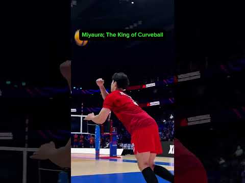 Miyaura; The King of Curveball #voliin #volleyballworld #epicvolleyball #miyaura