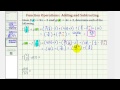 Function Evaluation and Operations
