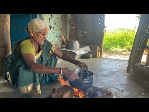 Grandma making herbal tea ☕️ / Healthy lifestyle/ Hibiscus tea / beautiful village