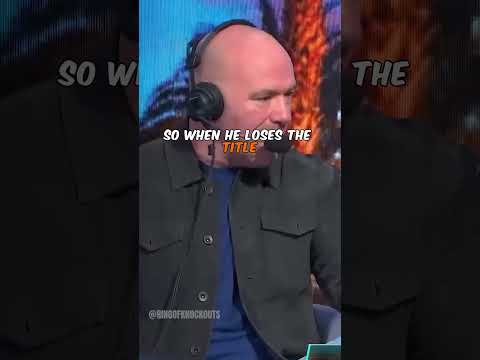 How Dana White decides WHO Deserves a REMATCH ?