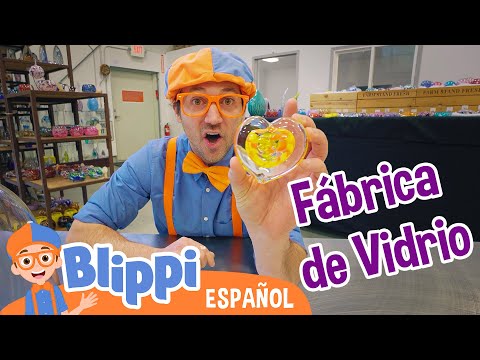 Blippi visita una Fábrica de Vidrio🧡💙| Blippi Español | Videos educativos para niños | Aprende