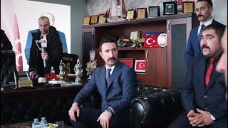 Erzurum Valimiz Sn Mustafa ÇİFTÇİ beyefendinin Kutlu Dergahımız Erzurum Ülkü Ocakları ziyareti.