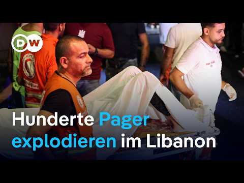 Wer steckt hinter den Pager-Explosionen im Libanon? | DW Nachrichten