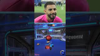 Touchdown Man City! 📣 Rayan Ait-Nouri & FG try Rocket League Grid Iron | #superbowl #NFL #mancity